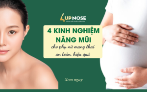 Phụ nữ mang thai nâng mũi được không?